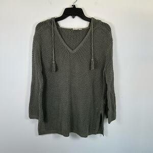 ROXY After Beach Break V-Neck Hoodie, Pullover, Sz S